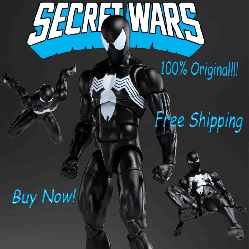 

16cm Spiderman Action Figure Black Neighbor Symbiote Figures Ct Toys Mess Toys Spider-Man Figurine Collectible Model Gift Toys