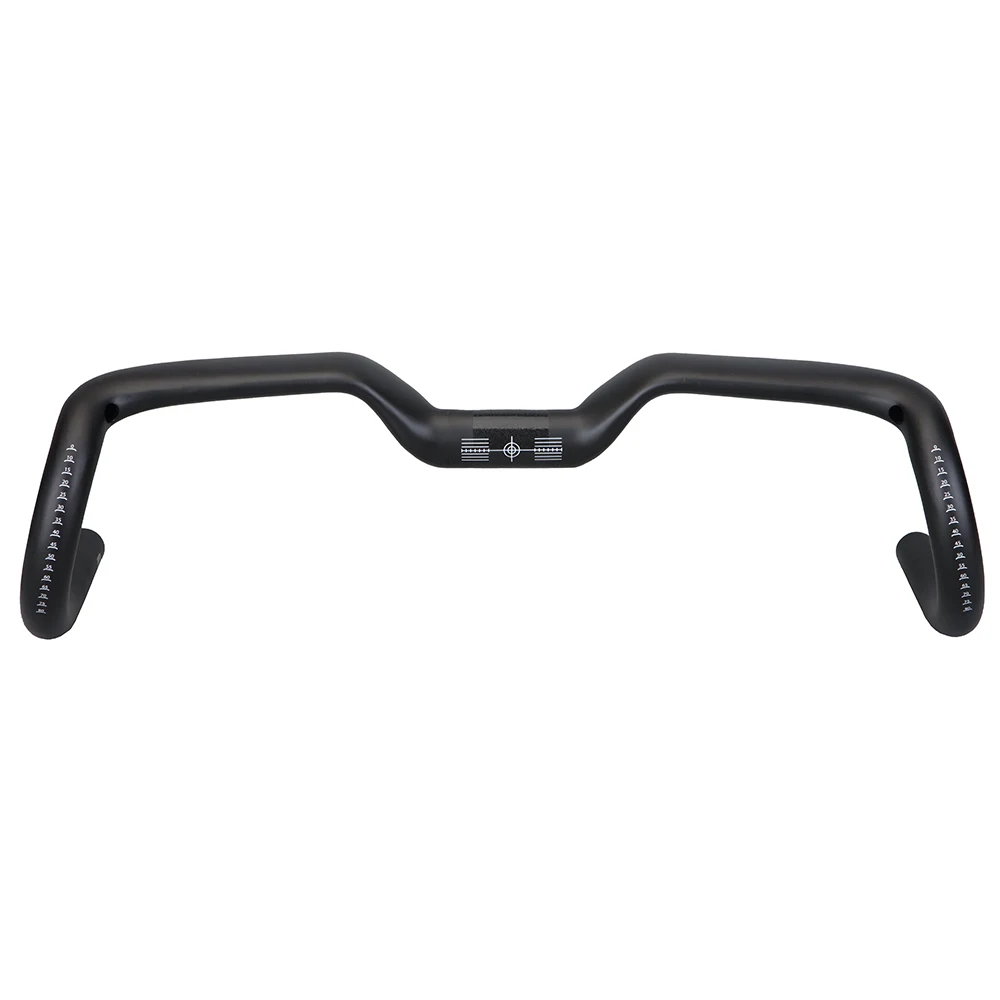 AliExpress BALUGOE 2024 Gravel handle 14 ° Carbon Bicycle Handlebar Aero Handlebar Drop Lift Road Bike Handlebar