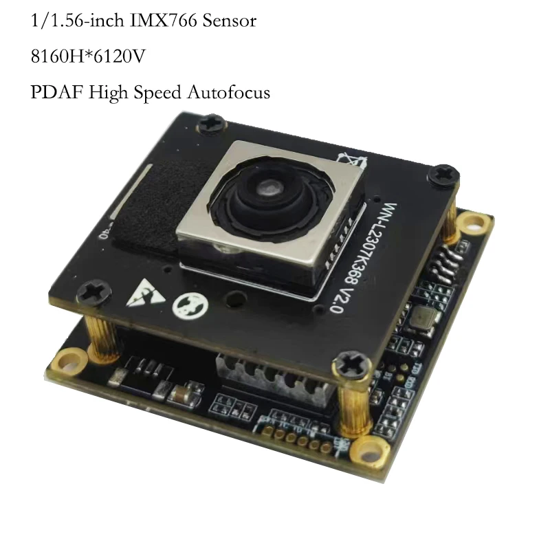 50MP HD IMX766 Sensor USB2.0 Camera Module PDAF High Speed AF for Conference, Live Streaming 	 UVC-compliant, Plug and Play