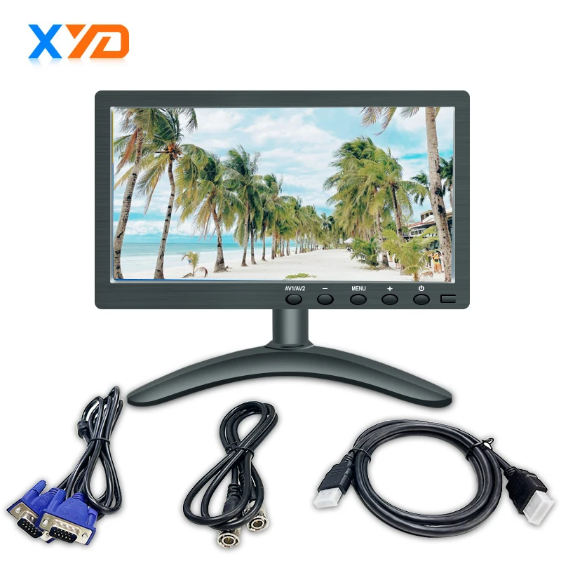 Top Quality HD 10.1 Inch IPS Screen For Car DVD Player HD MI VGA Display Family Home Video Monitor