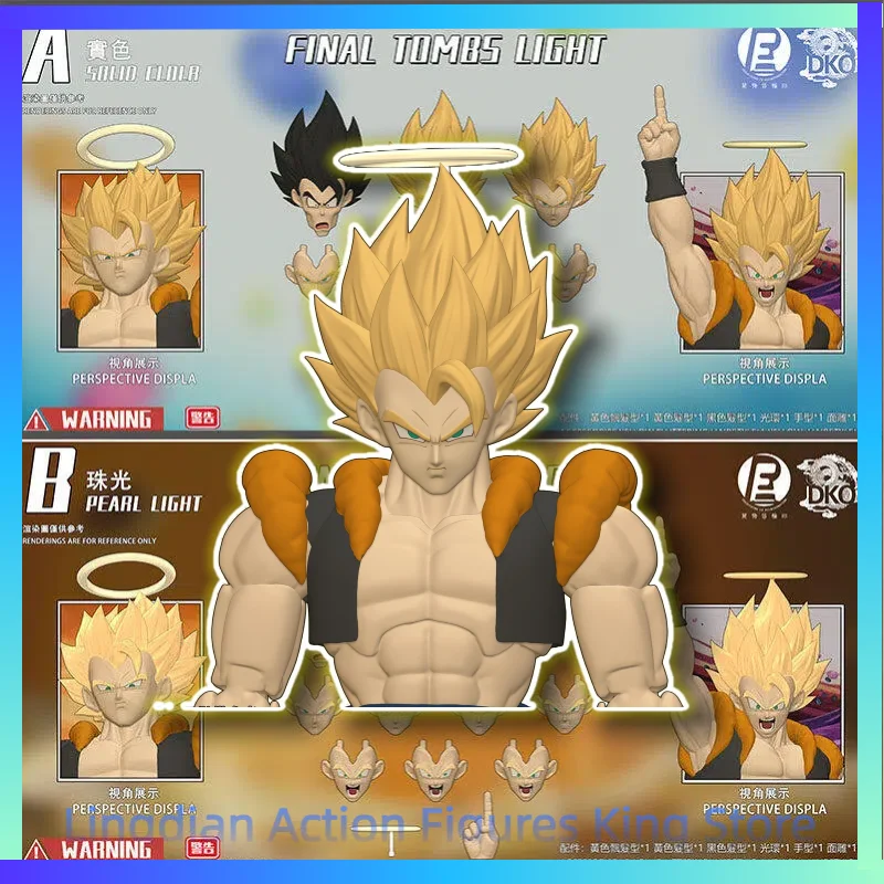 

DKO&RE Studio Dragon Ball Gogeta Head Sculpt Accessory Pack 3 Heads 10 Faces Toy Action Figure Collection