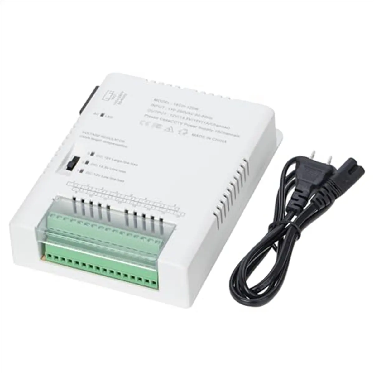 كاميرا CCTV توزيع التيار الكهربائي مزود الطاقة 90V-264VAC المدخلات إلى 12V-13.8-15VDC الناتج 16 قناة، HD16C120W-BCBW #5