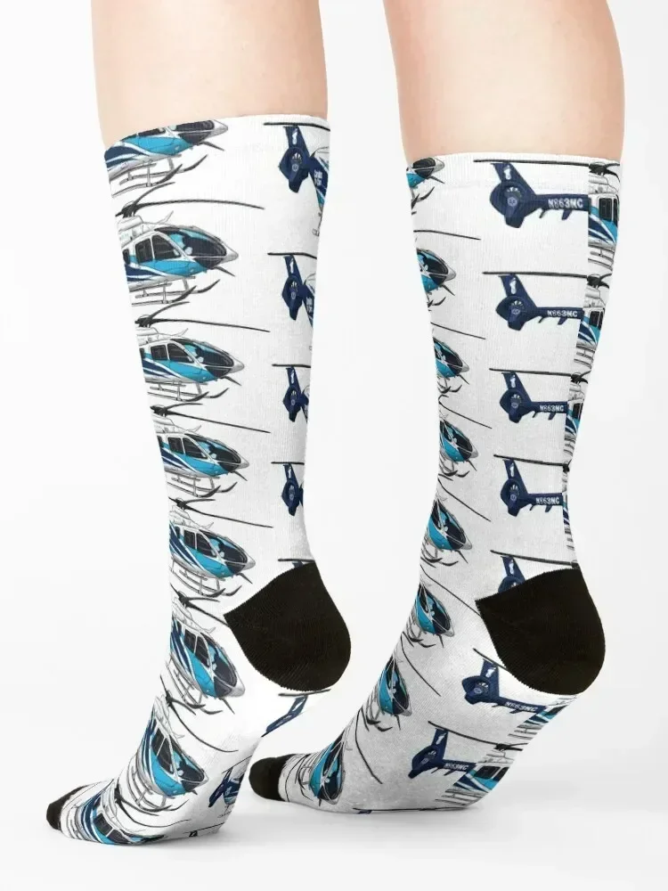 UNC Health Helicopter Eurocopter EC135 Socks sheer Men's kids new year Men's Socks Women's