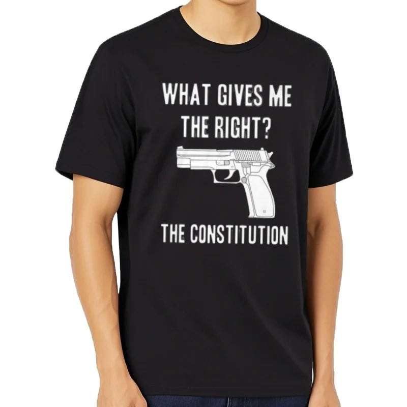 Camiseta de la constitución, camisetas gráficas, ropa para hombre, novedad en camisetas y camisetas de algodón para mu