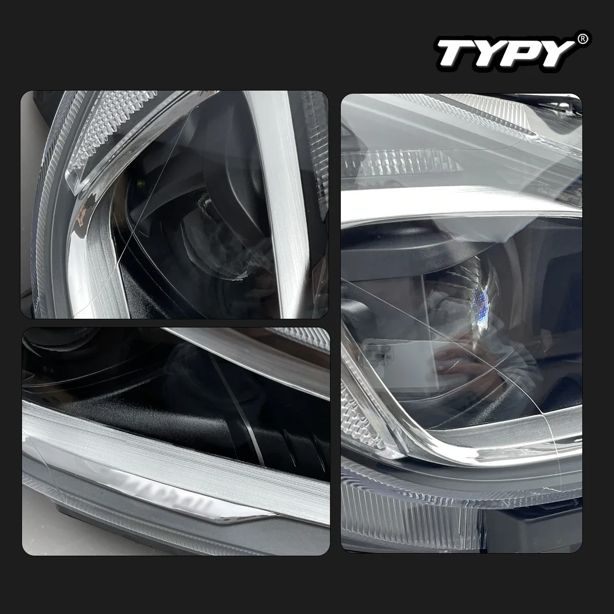 

TYPY New LED Head Lamp Upgrade Modified For Maserati Ghibli Headlights 2014-2019 Dynamic Signal Head Lamp Auto Accessories