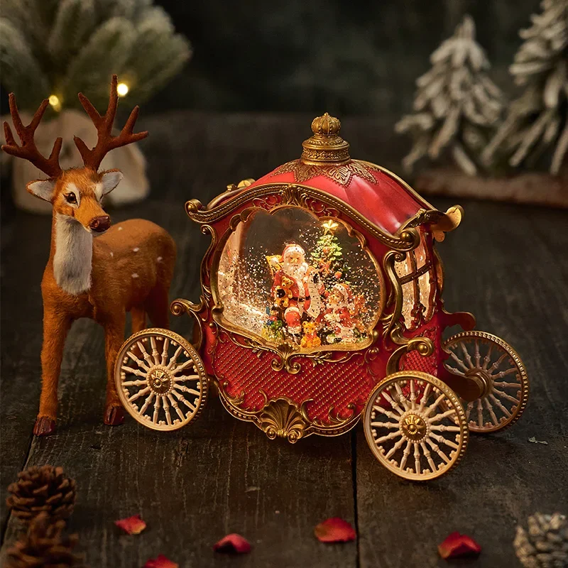 Christmas gift music box, music box, crystal ball, children's birthday gift