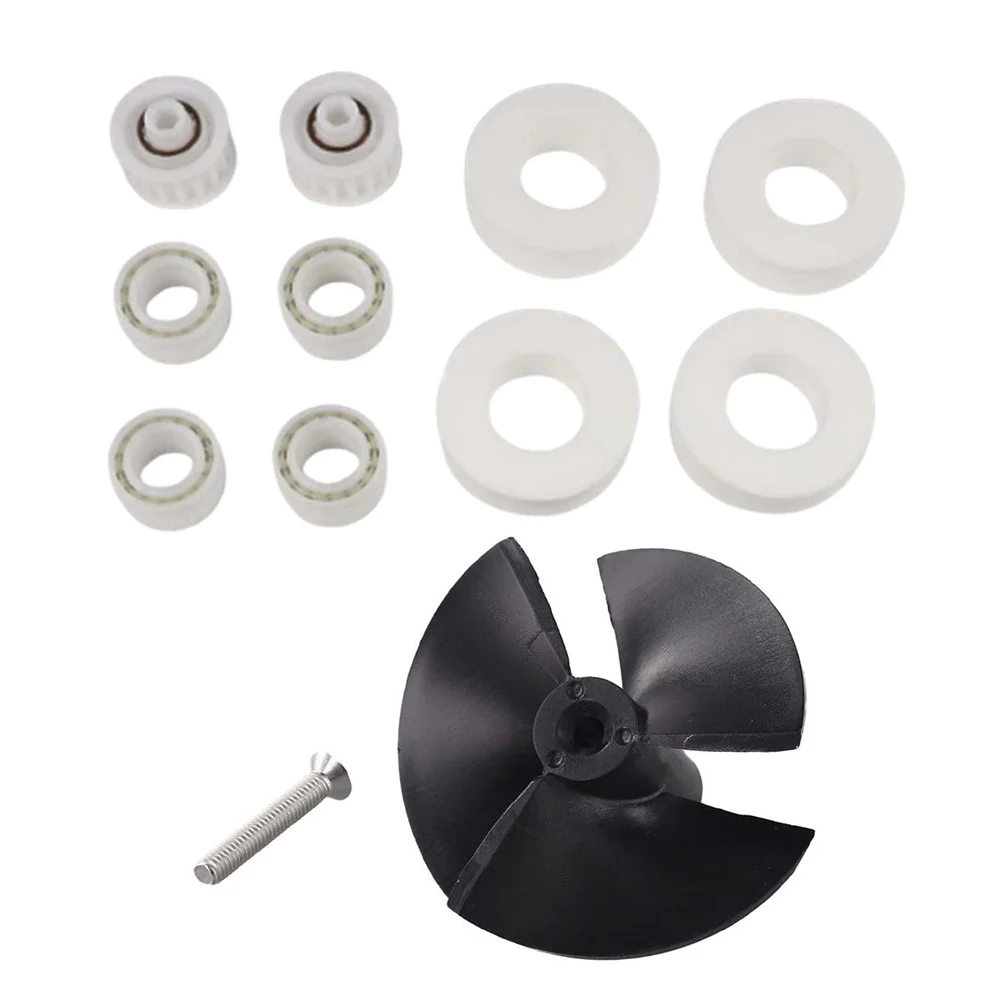 Replacement Kit For Dolphin Pool Cleaners, Impeller 9995266-R1, Climbing Ring 6101611-R4, Guide Pulley 3884997-R6 Parts