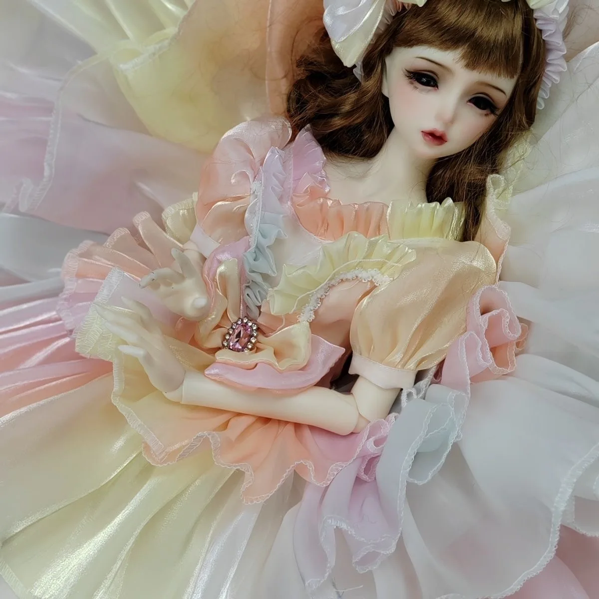 

Rainbow Dress 1/3 1/4 1/6 BJD Doll Clothes,Beautifull MDD MSD SD DD Skirt Free Shipping