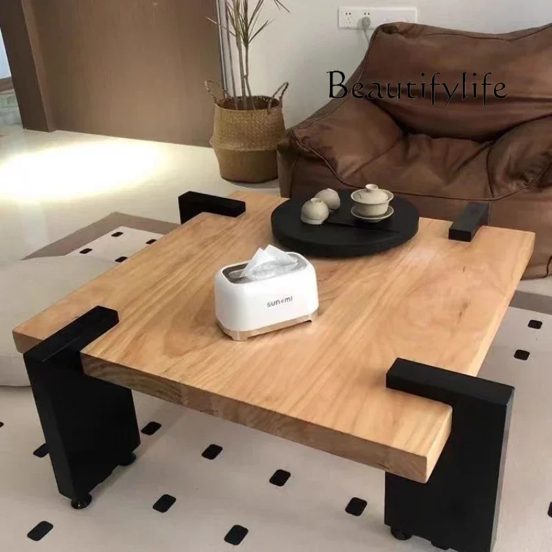 طاولة قهوة خشبية بسيطة من P-Tu، طاولة قهوة فاخرة صغيرة وواضحة وخفيفة الوزن، جودة إبداعية، أثاث جناح صالة Couchtisch