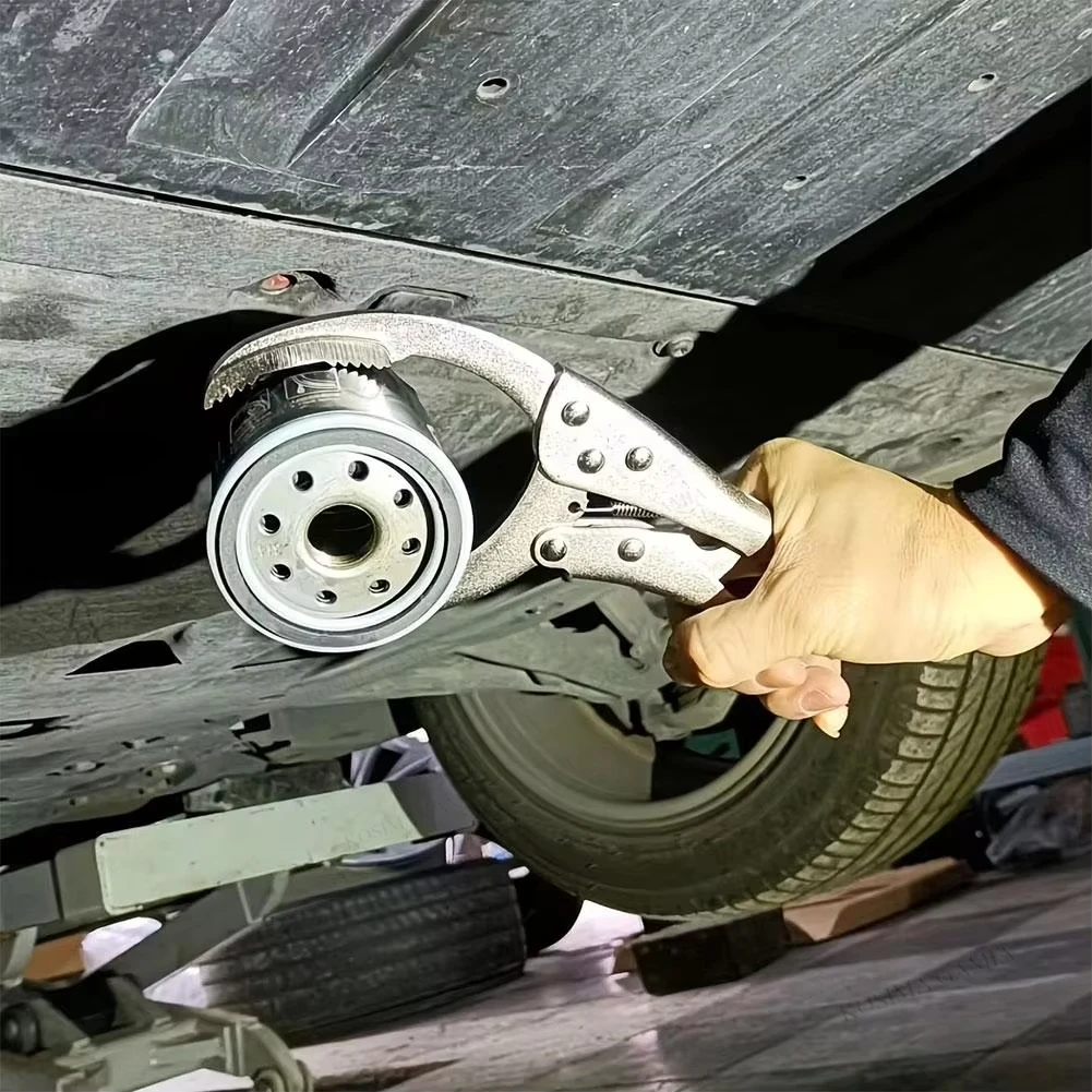 

Clamp Filter Wrench Oil Grid Wrench Oil Change Adjustable Multi-Function Engine Oil Filter Wrench Car Disassembly Tool Repair