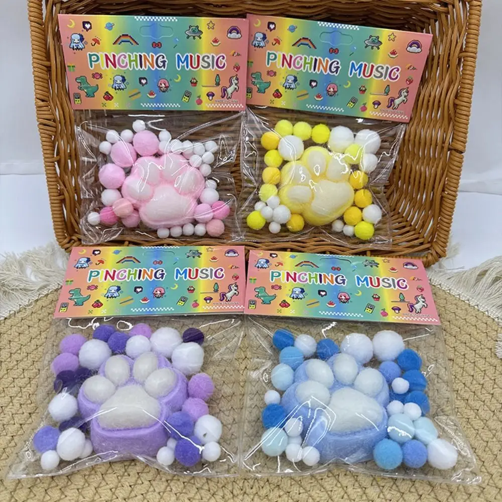 Weiche klebrige Squeeze-Katzenpfoten-Spielzeuge für Hamster, Kneifen, Katzenpfote, Stressabbau, Entspannungsspielzeug, niedlich, dekomprimieren und kneifen