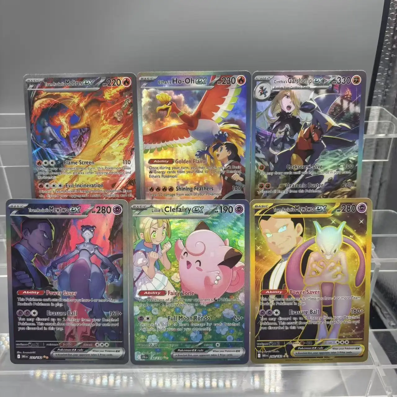 Tarjetas de colección PTCG DIY Umbreon Rayquaza Gengar VMAX Zekrom ex, tarjeta única hecha a sí misma, juego clásico, tarjeta de Anime, juguete de regalo