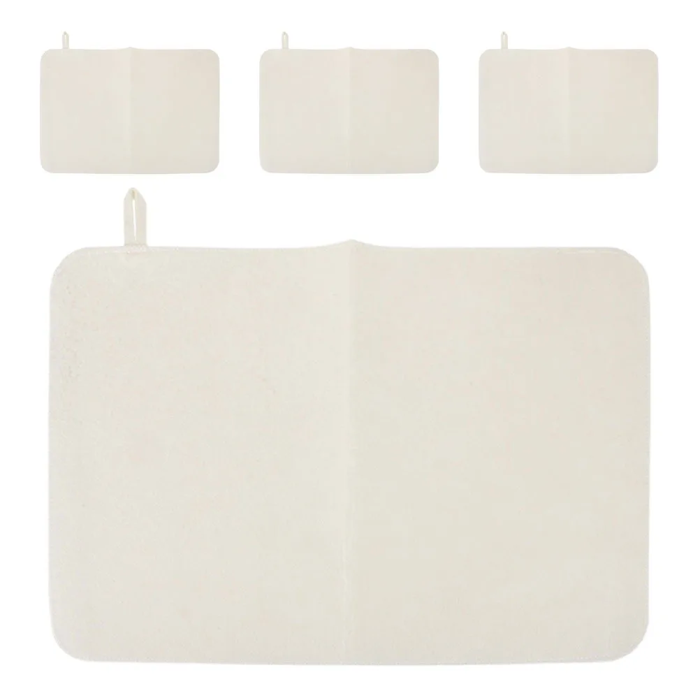 

4Pcs Sauna Mats Heat Insulation Thickened Cushion Bath Spa Seat Pad Portable Sauna Accessories Bath Cushion