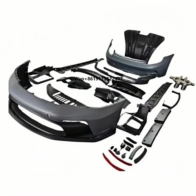 Upgraded GT3-Style Body Kit for  911 992 Front and Rear Bumpers Diffuser Spoiler Hood Body Kit car parts conversion kit