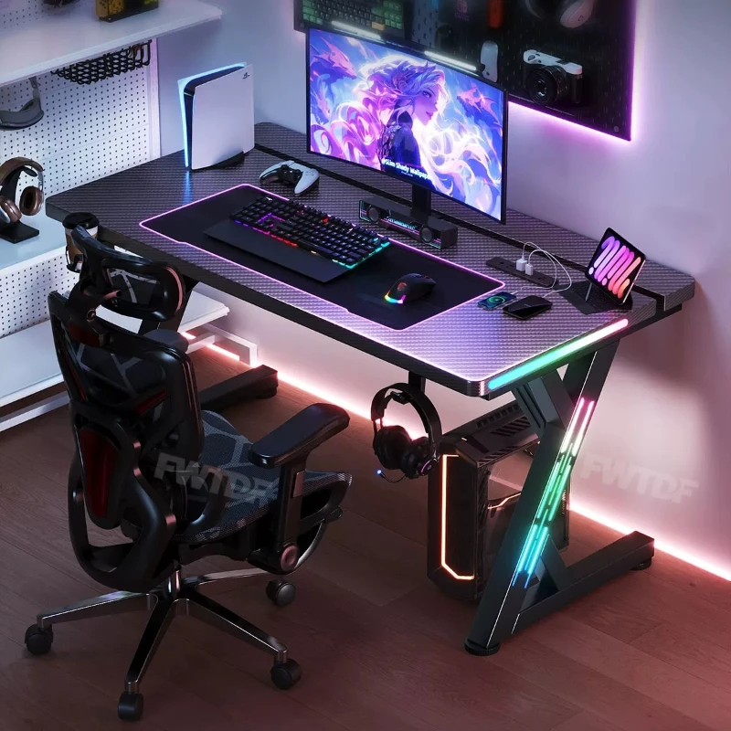 Executive Nordic Style Sedentary Computer Desk Decoration Bedroom Computer Desk Gaming Minimalist Coffee Mesa Elevable Furniture
