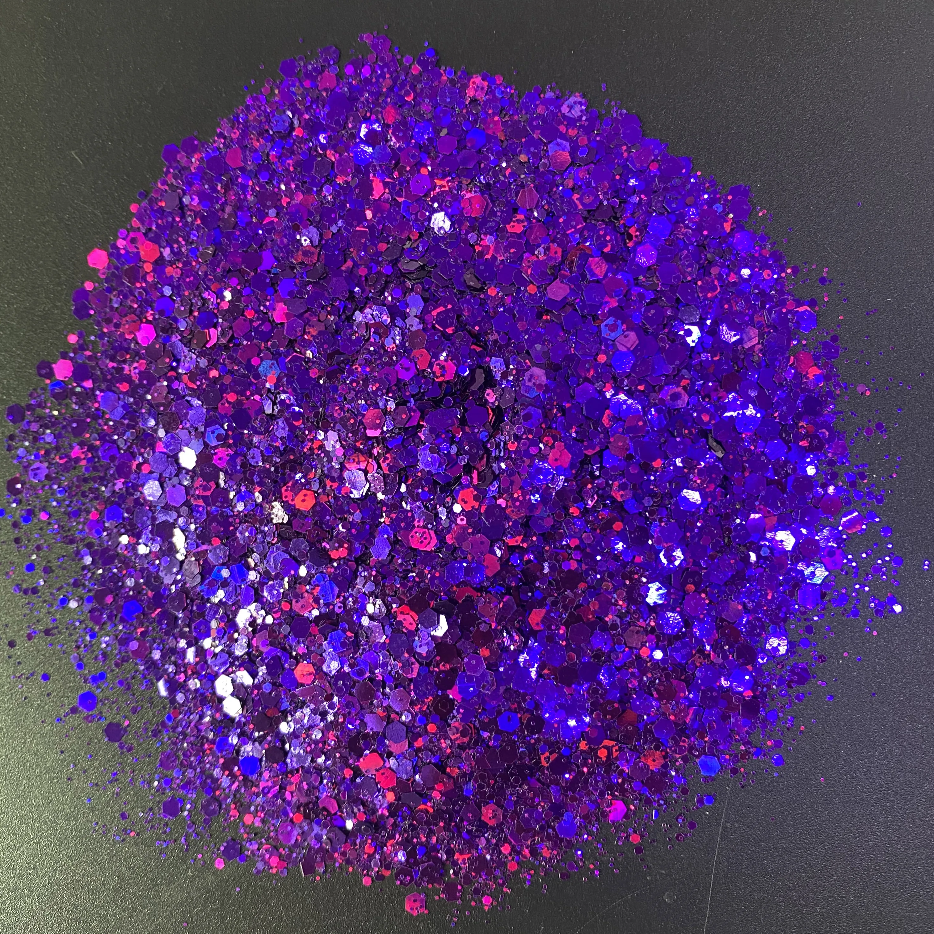 20 G/zak Kameleon Dikke Nagel Pailletten Gemengd Holografische Kleur Verschuivende Glitter Vlokken Voor Ambachten Body Face Make-Up