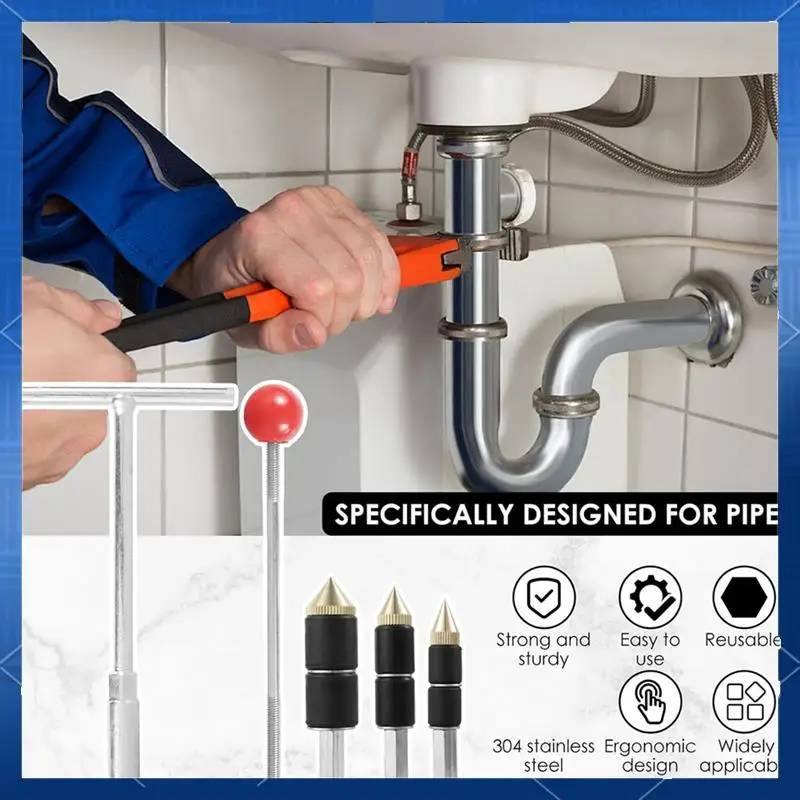 

Комплект пробки для воды для труб AA77, иглы для остановки горячей воды для быстрого ремонта водопроводной линии, инструмент для ремонта сантехники