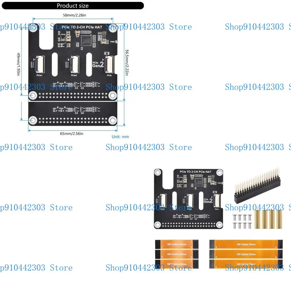 

L4MD PCIe Multiple Adapter Double Connector 2CH PCIe Adapter Board Replacement