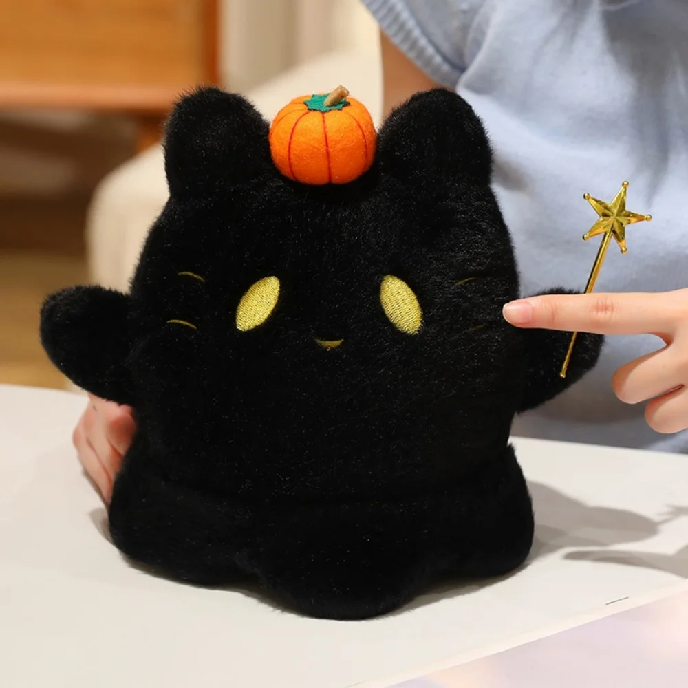 Kawaii ghost cat and rabbit plush details