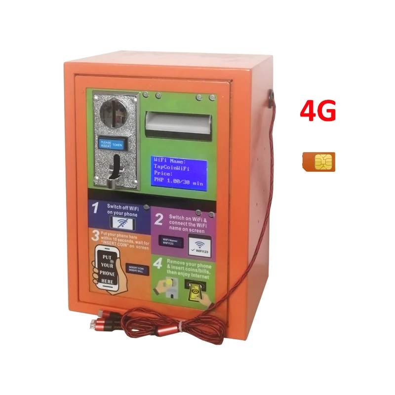 Banknot 4G Modem gniazdo karty Sim automat sprzedający WiFi niska cena