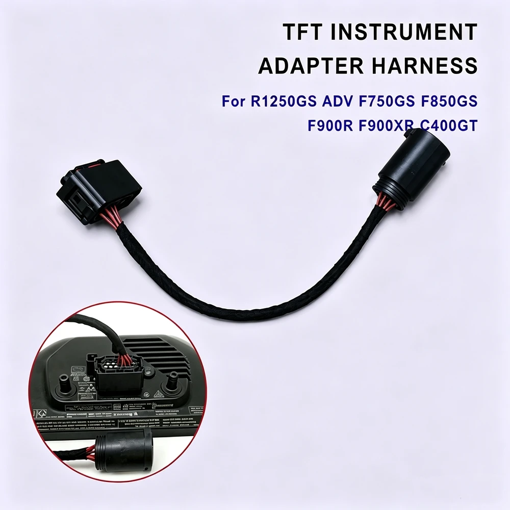 Für BMW F750GS F850GS C400X Nachrüst-TFT-LCD-Instrument-Adapter-Kabelbaum Motorrad-Zubehör – Detail 1
