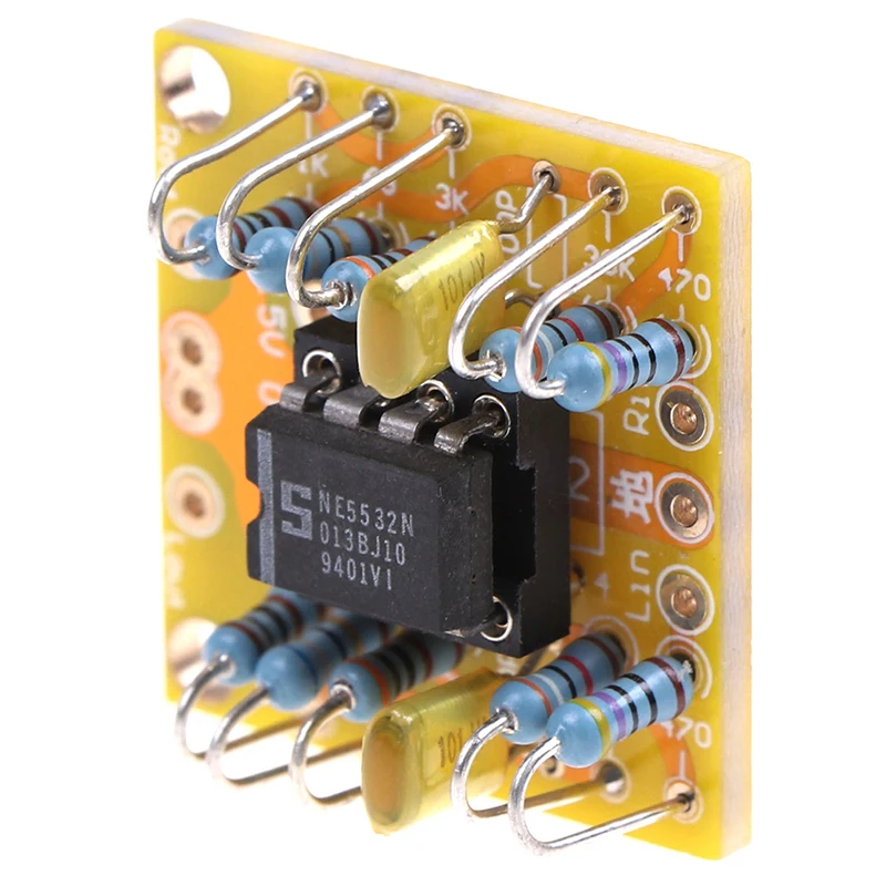 Dual Op Amp Pre-stage 3x DC scheda amplificatore PCB piccola pratica scheda di alta qualità JCDQ41D per NE5532, OPA2134, OPA2604, AD826