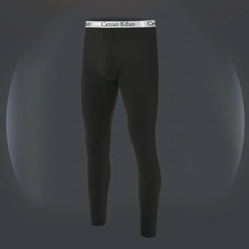 Men Thermal Underwear Skin-Friendly Render Pant Winter Warm Long Johns Men'S Soft Elastic Large Size Leggings Comfortable Tights