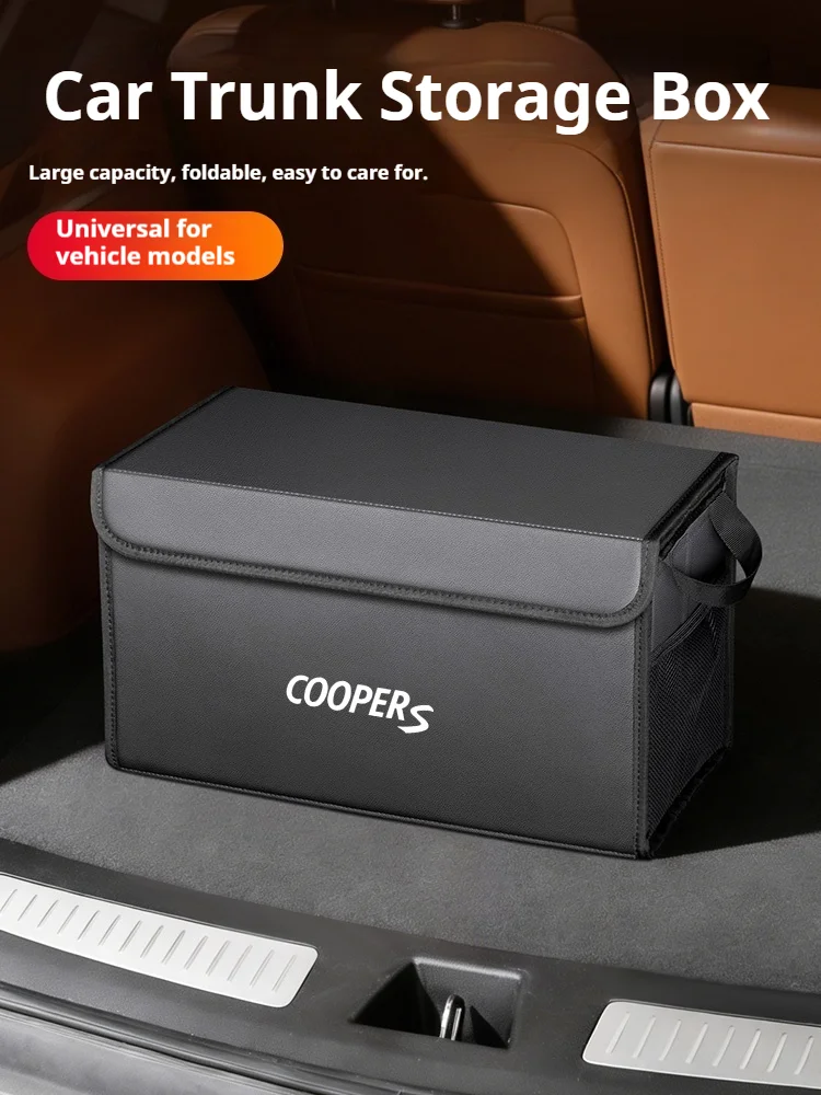 Für Mini Coopers R50 R55 R56 R60 Clubman Countryman John: Faltbare Kofferraum-Aufbewahrungsbox mit Großer Kapazität, Ordnungsbox