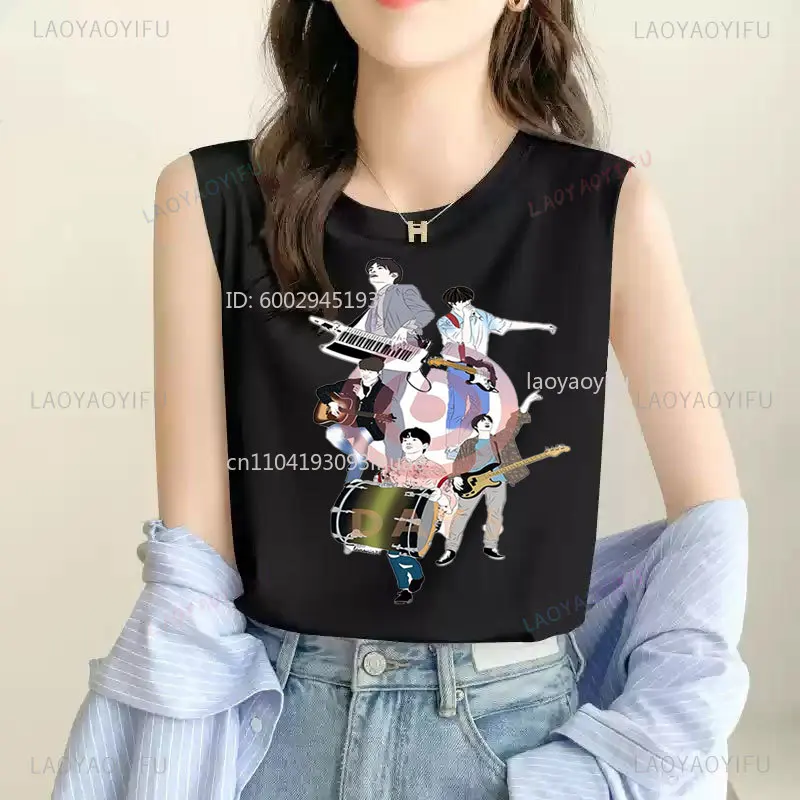 

Day 6 K-POP Ropa De Mujer, новинка, хит продаж, уникальные хлопковые майки без рукавов с рисунком комиксов, уличная одежда, жилет