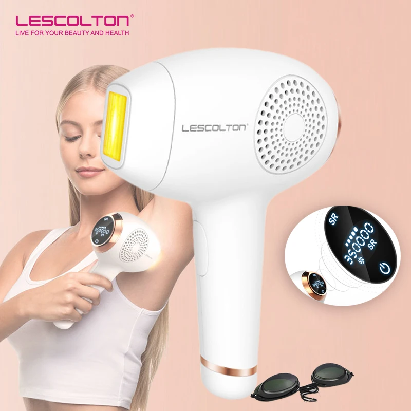 

Lescolton 2in1 Laser Hair Removal Device Permanent Plainless Hair Remove At-Home Rejuvenation Bikini Trimmer Touch IPL Epilator