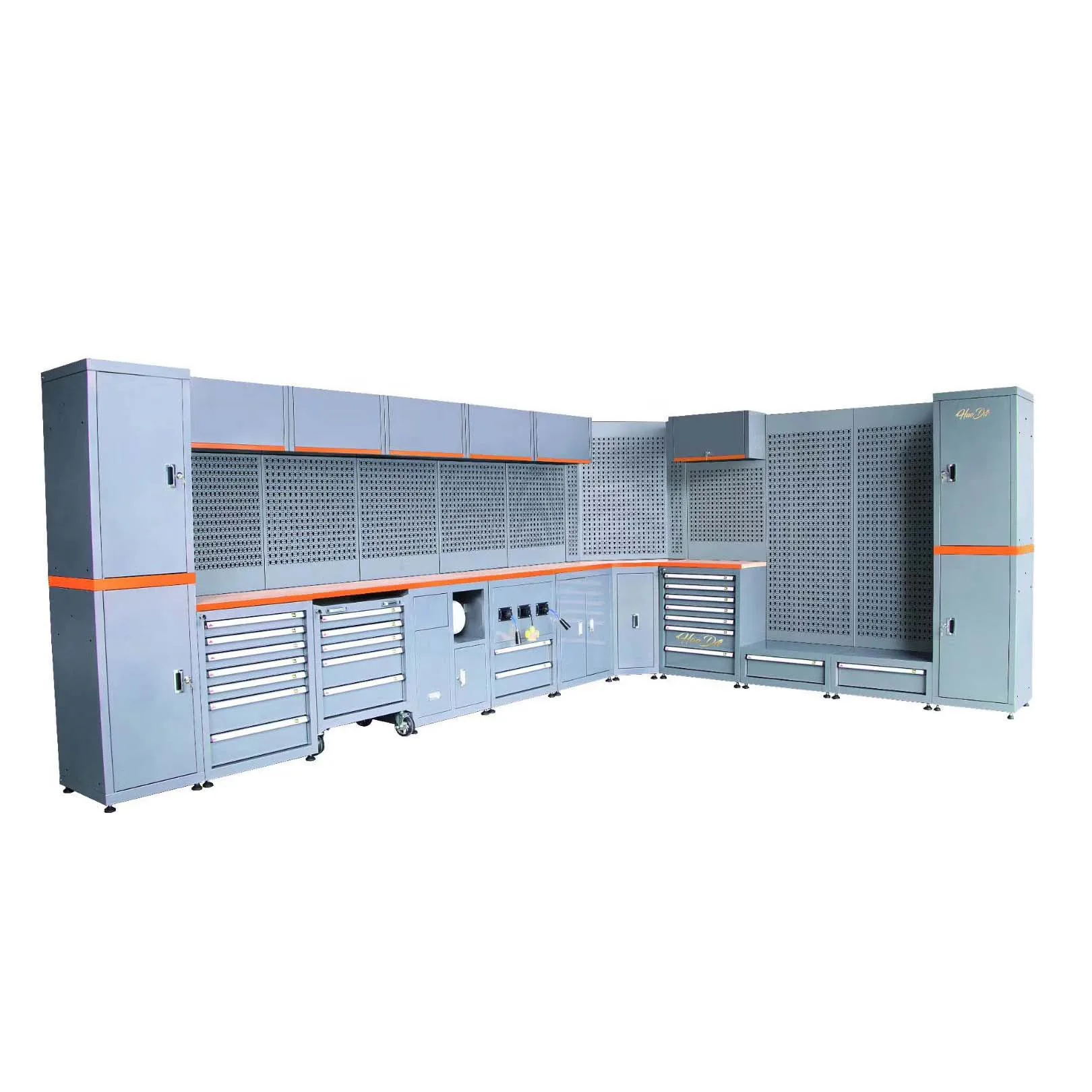 

Large Combined Tool Cabinets, Heavy Duty Workstations, Removable and Flexible To Meet Various Needs