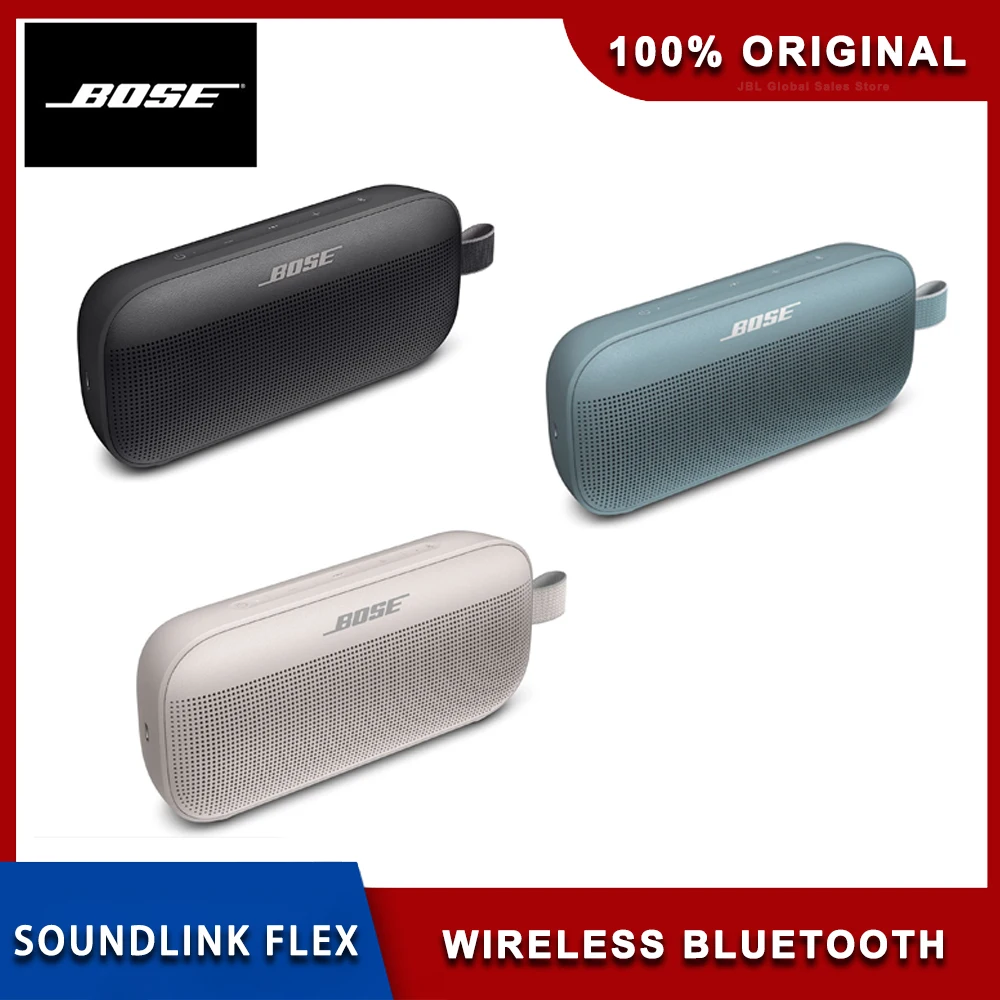 

100% Original Bose SoundLink Flex Bluetooth Wireless Speaker IP67 Waterproof Portable Speakers With Microphone for Outdoor Trave