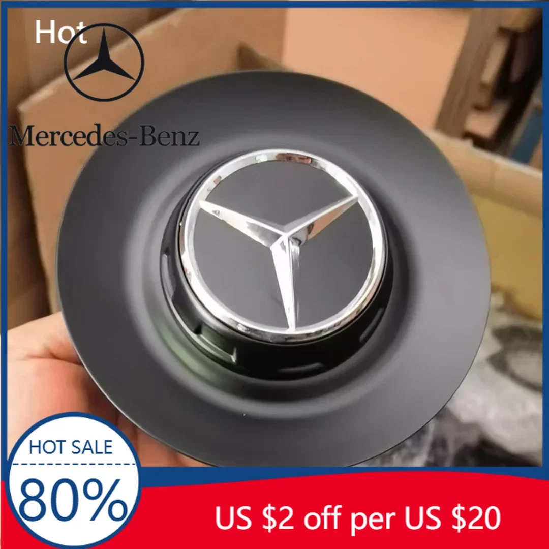 

Hot Car Sticker A0004001100 145mm/68mm Aluminum Car Emblem Wheel Center Hub Rim Caps Cover Separate For Mercedes-Benz C190 AMG G