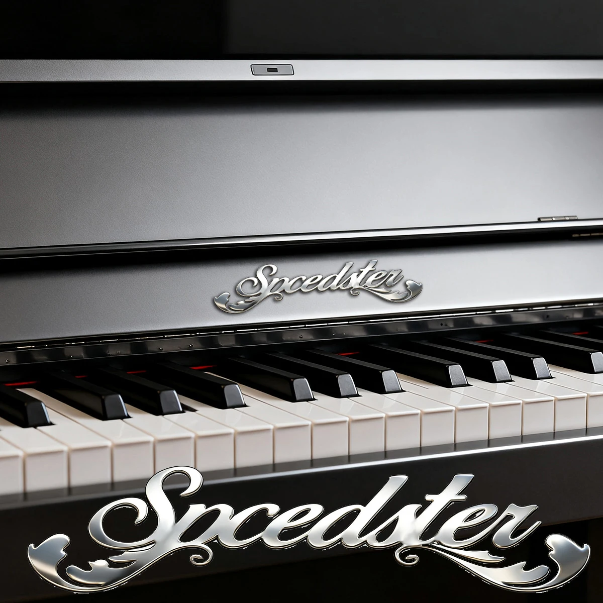 

Personalized Font Wave Patterns Simple 3D Metal auto logo car sticker metal badge emblem tail decal Car Decoration Accessories