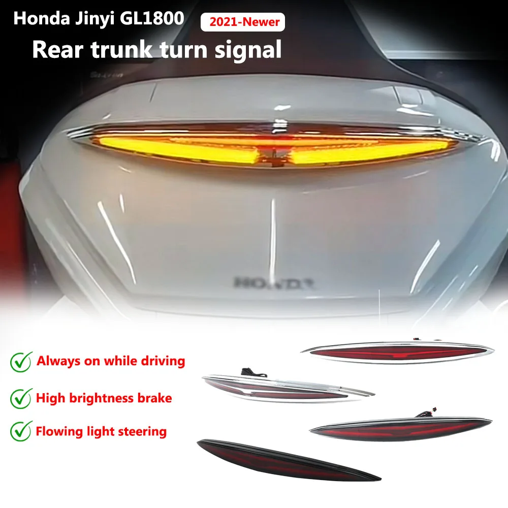 Motorcycle Top Box LED Trunk Luggage Lamp Turn Signal Brake LED Light For Honda Gold Wing GL1800 Tour DCT Airbag 2021-2024 2023