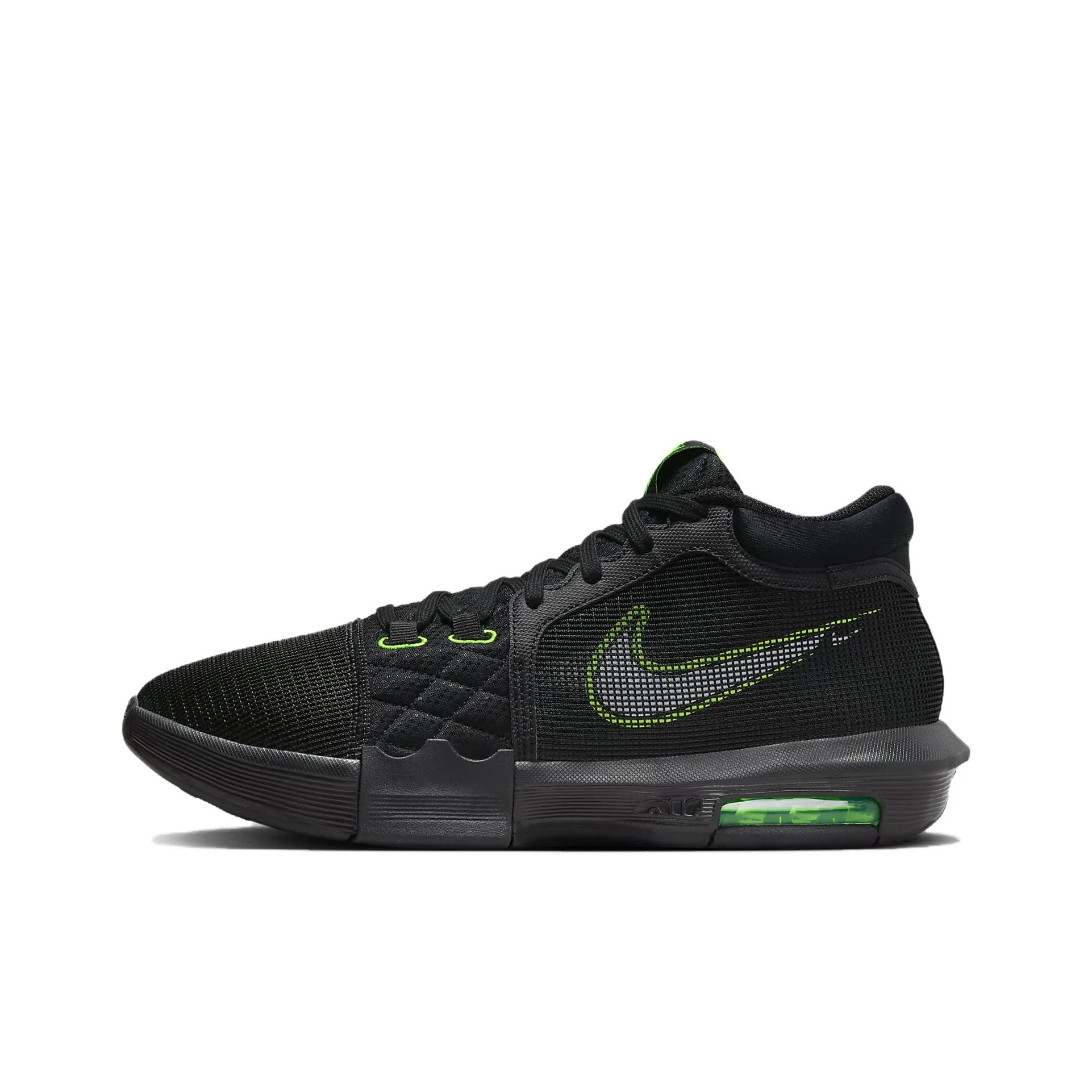 Nike LeBron Witness 8 Chaussures de basket-ball basses pour hommes Noir