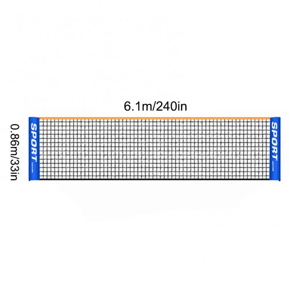 Portable Badminton Net Thicker Windproof Foldable Easy Setup Nylon Sports Tennis Net for Outdoor - Image 6