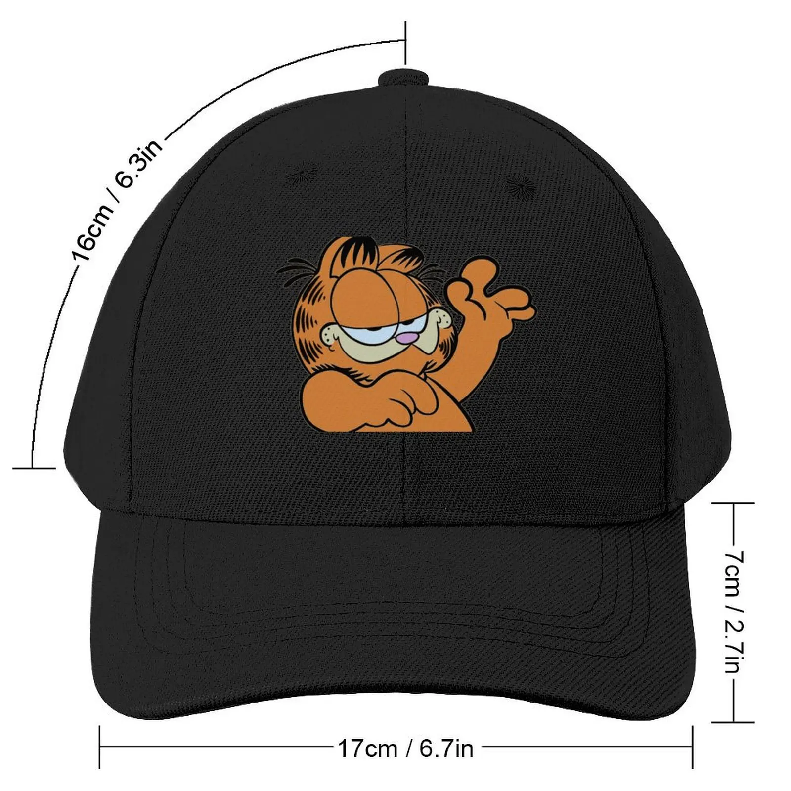 fat orange tabby car sticker Baseball Cap Trucker Cap Christmas Hat Women's Beach Visor Men's