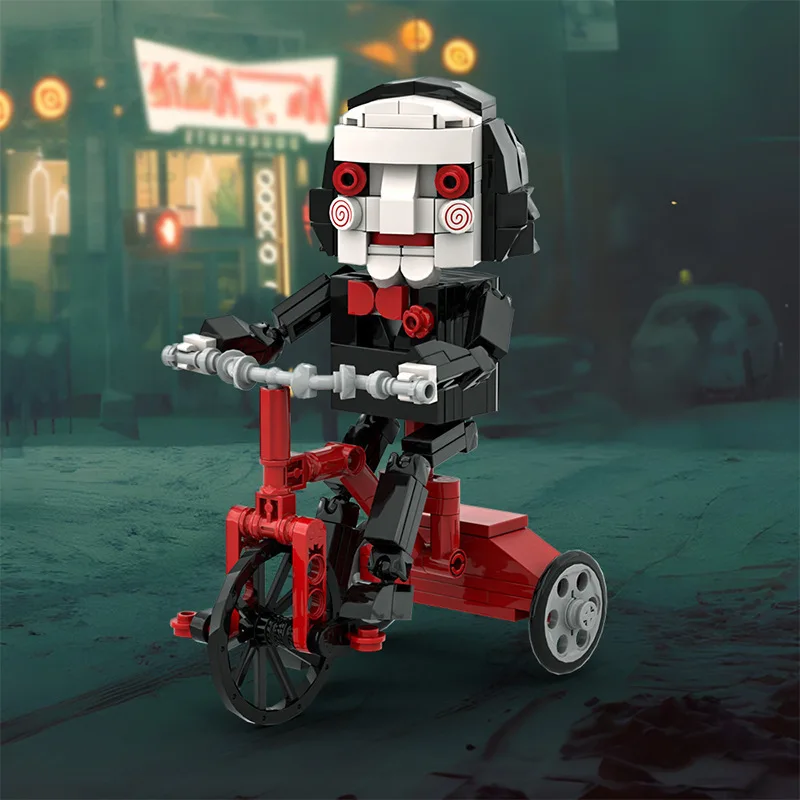 Puppet Riding a Tricycle - Billy MOC Building Block Movie Character Series Model Children's Educational Building Toy Gift