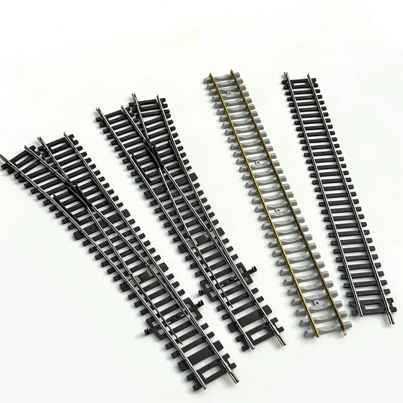 1/87 Ho scale Train Track Model Railway Track can be powered nickel silver narrow gauge curved track turnout track model