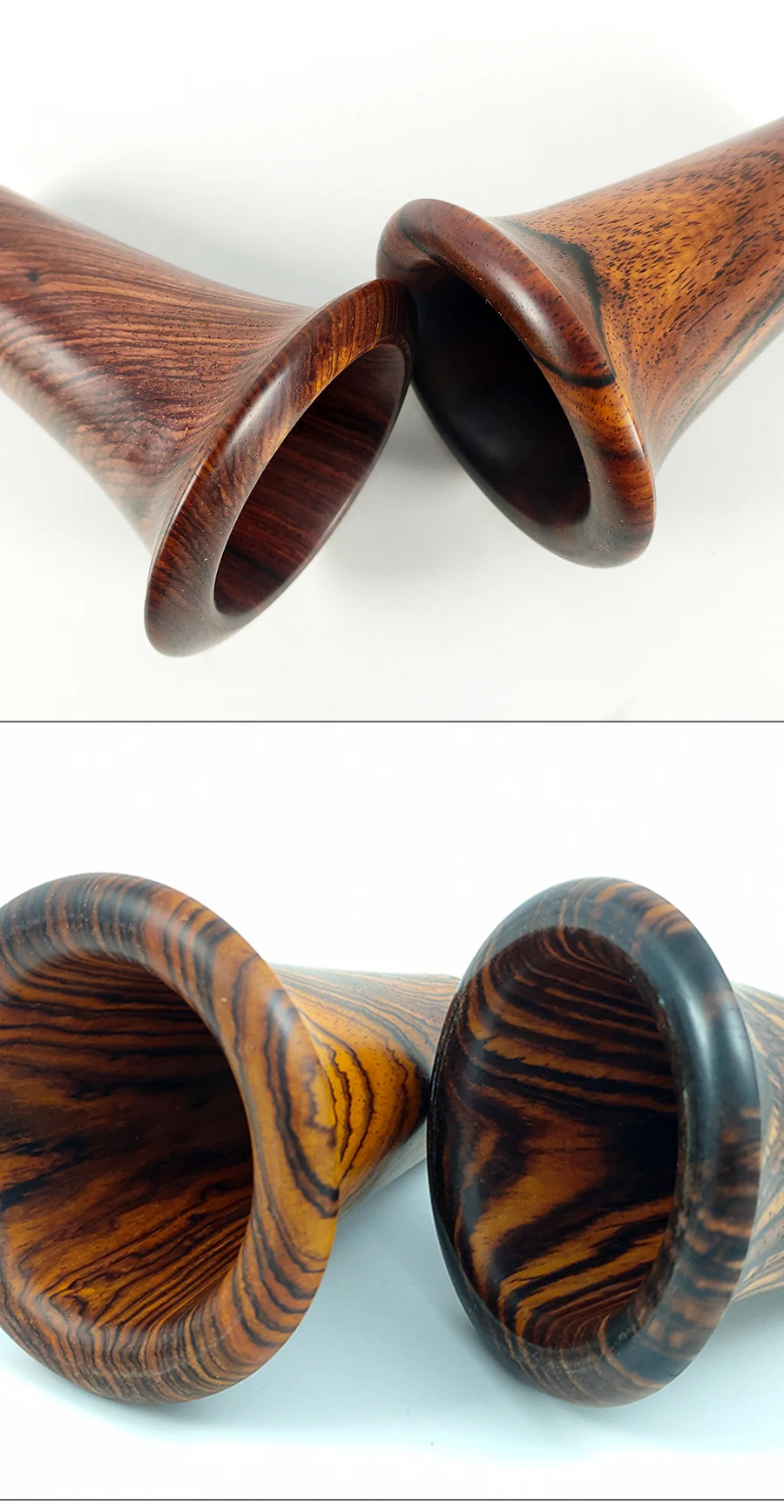 Klarinettenglocke Redwood/Mopane/Cocobolo Ebenholz 107/108mm – Detail 5