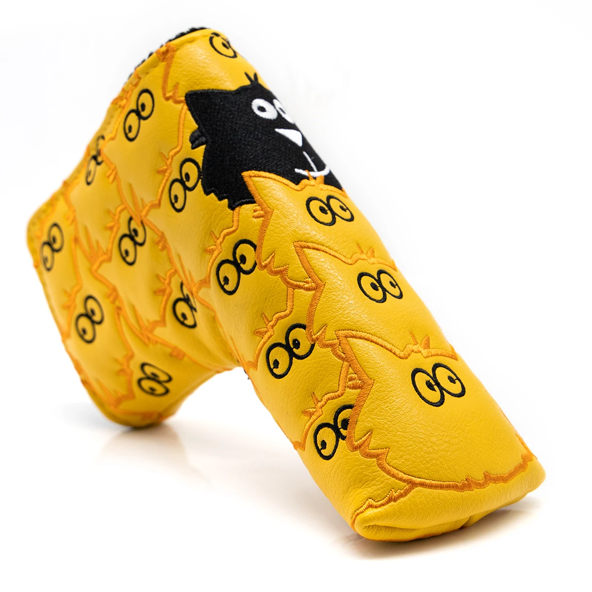 Barudan Golf Putter Cover Blade Putter Cover Golf Club Headcover Magnetic for Scotty Cameron Select Newport 2 Yellow Synth... Ba