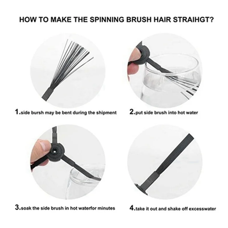 BAAG-pour aspirateur robot Ilife V55 Pro filtre Hepa brosse latérale vadrouille tissus chiffon remplacement Kit de rechange accessoire