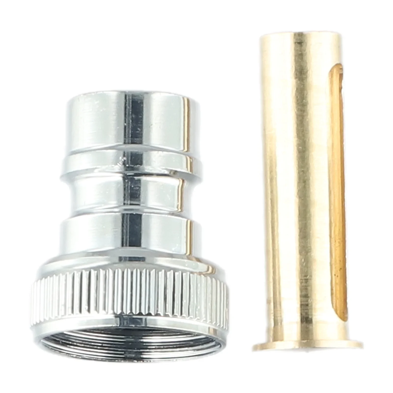 

New Kitchen Faucet Water Nozzle For Valve 1/2" Taps 1/2" Taps 4.1*2.3cm Brass Connector Faucet Accessories