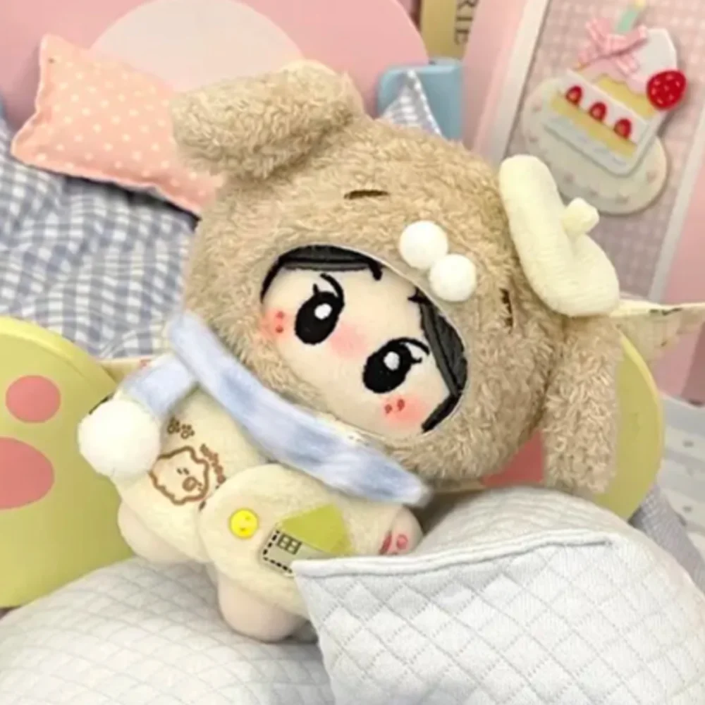 

Puppy Hat 10cm Cotton Doll Clothes Strap Dress Dog Set Doll Clothes Outfit Scarf Funny Doll Clothes Set 10cm Cotton Doll