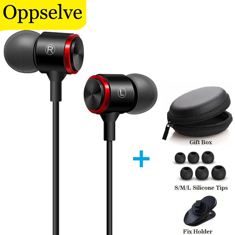 In-Ear Headphones para Xiaomi Phone, Stereo Bass Headset, Metal Wired Earphone, Hifi Headphones, Mic para Samsung e iPhone