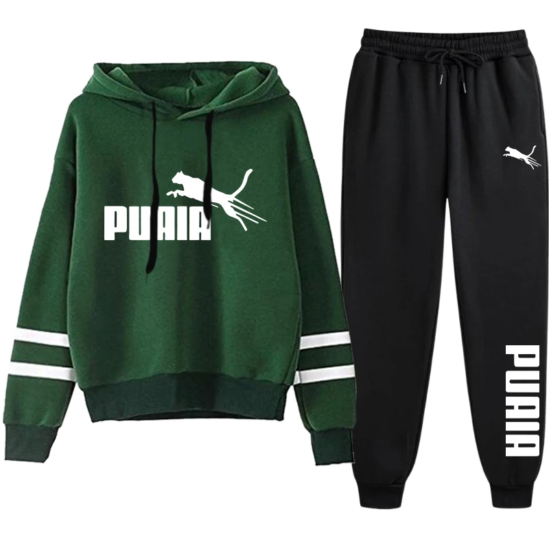 Damen-Set/Hoodie/Hose Damen-Hoodie Sportbekleidung Kapuzenpullover & Jogginghose Herbst Winter Alltag Freizeit Sport Jogginganzüge – Detail 3