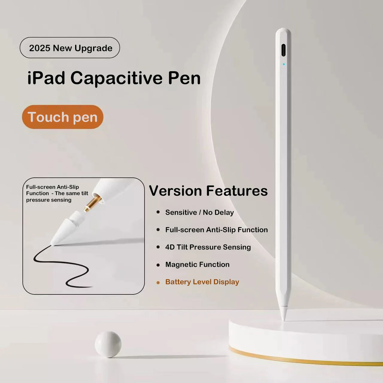 

Стилус для Apple iPad Palm Rejection Power Display для iPad Pencil Аксессуары 2022 2021 2020 2019 2018 Pro Air Mini Stylus