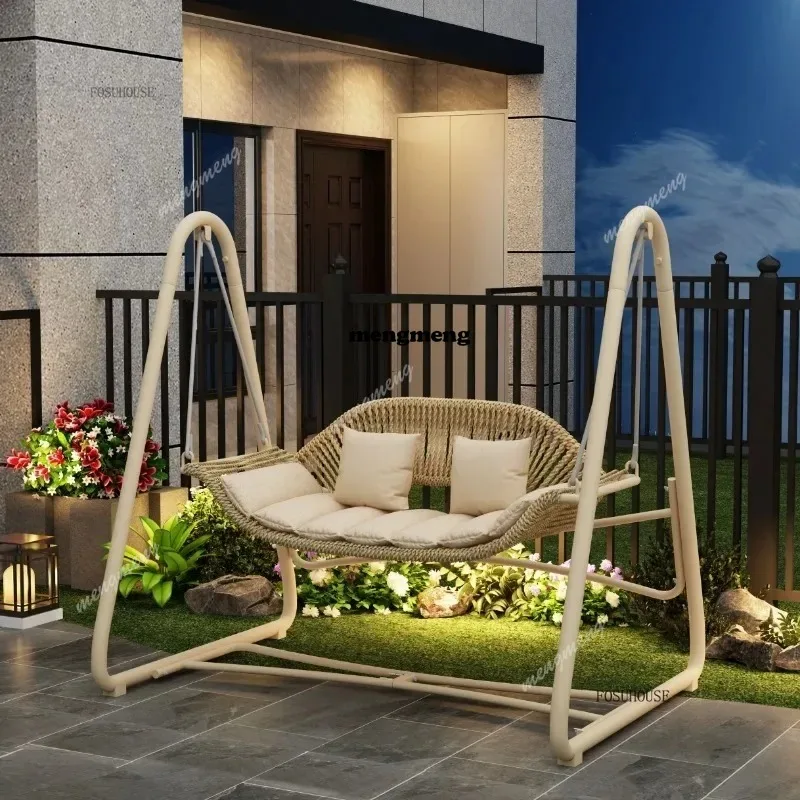 

Balcony Garden Swings Outdoor Basket Hanging Chair Indoor Patio Swing Garden Terrace Cradle Hammock Outdoor Furniture