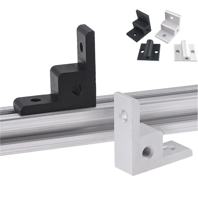 

Corner Bracket 1Pcs Anchor Wheel Connector Right-Angle Extrusion Corner Code for 2020 3030 40 Aluminum Profile Hardware Brackets